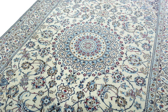 Image 1 of Tapis d'Orient Naïn 9 La noué à la main avec de la soie - 311 X 201 cm