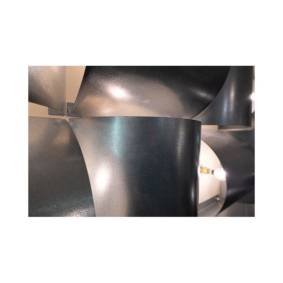 Image 1 of Lampe murale modulaire vintage en aluminium, Belgique