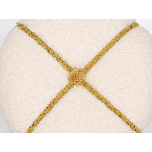 Ottoman vintage en boucle par Uluv, République tchèque, années 1960