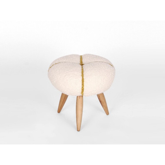 Image 1 of Ottoman vintage en boucle par Uluv, République tchèque, années 1960