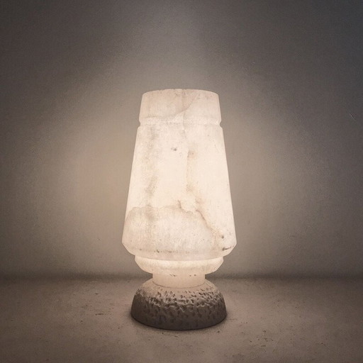 Lampe vintage en albâtre, Italie 1960