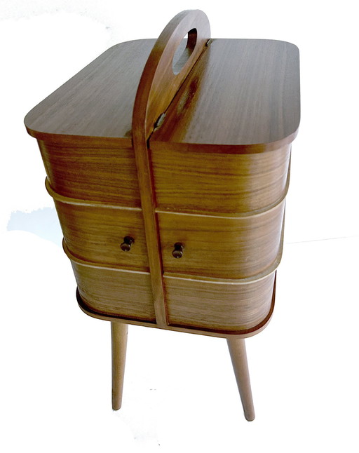 Boîte de rangement danoise Mid Century