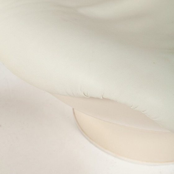 Image 1 of Fauteuil vintage "Rodica" avec ottoman en fibre de verre par Mario Brunu pour Comfort, Italie 1968