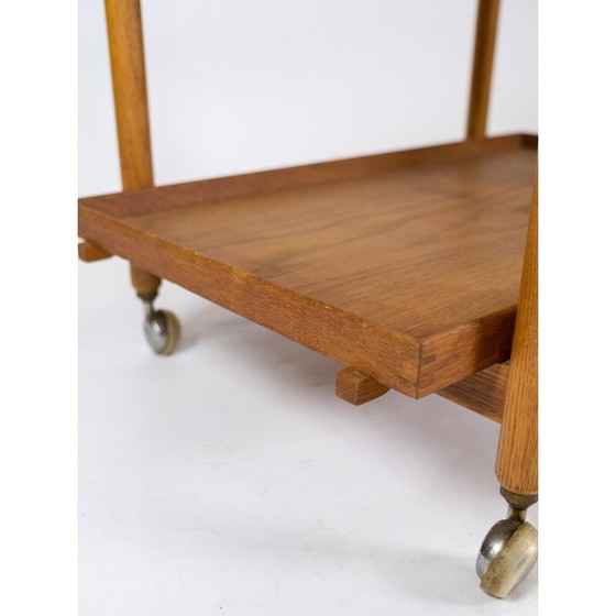 Image 1 of Table de bar vintage avec extension en chêne par Hundevad Furniture, Danemark 1960