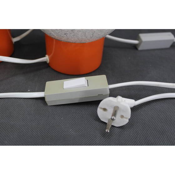 Image 1 of Paire de lampes de table vintage par Pokrok Zilina, Tchécoslovaquie 1970