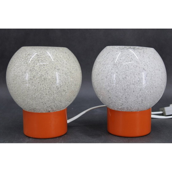 Image 1 of Paire de lampes de table vintage par Pokrok Zilina, Tchécoslovaquie 1970