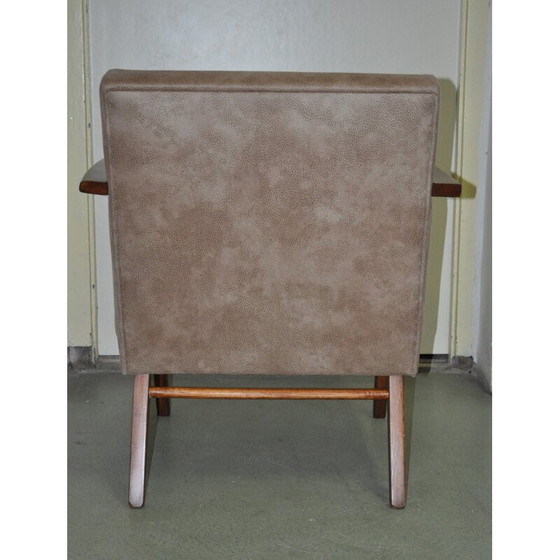 Image 1 of Paire de fauteuils Cesky Nabytek en cuir - années 1960