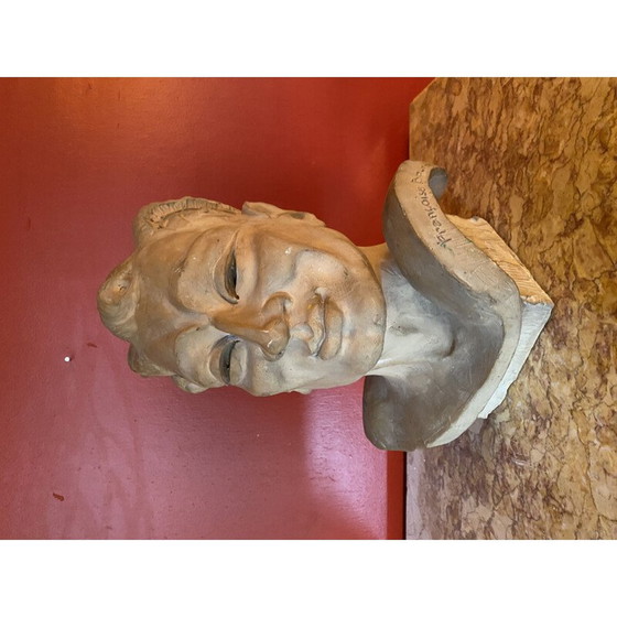 Image 1 of Buste vintage d'un diablotin par Françoise Bourdon, 1940