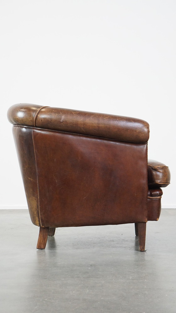Image 1 of Fauteuil club en peau de mouton