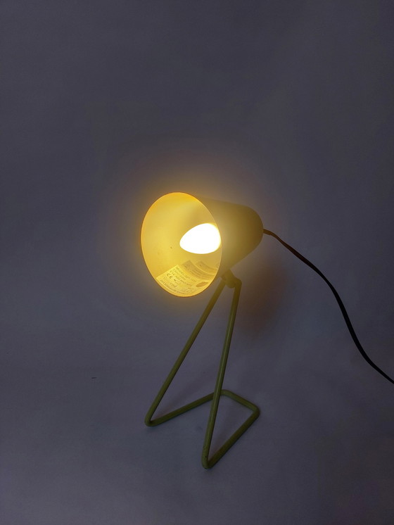 Image 1 of Lampe de table verte, 1980