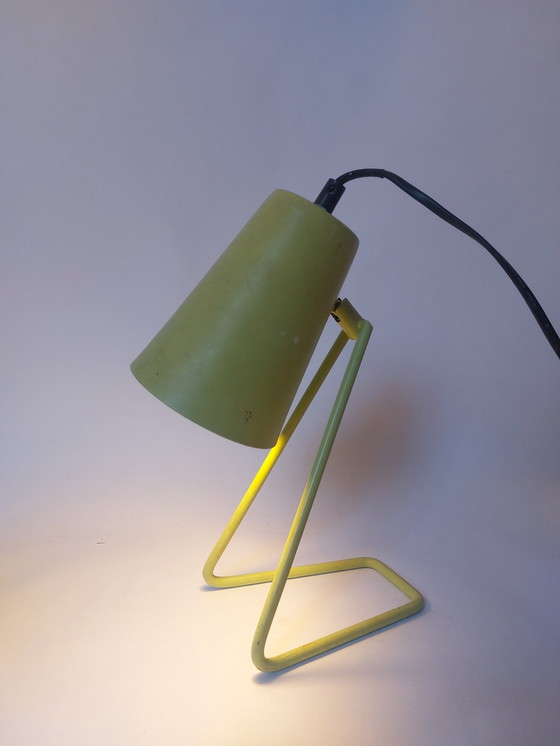 Image 1 of Lampe de table verte, 1980