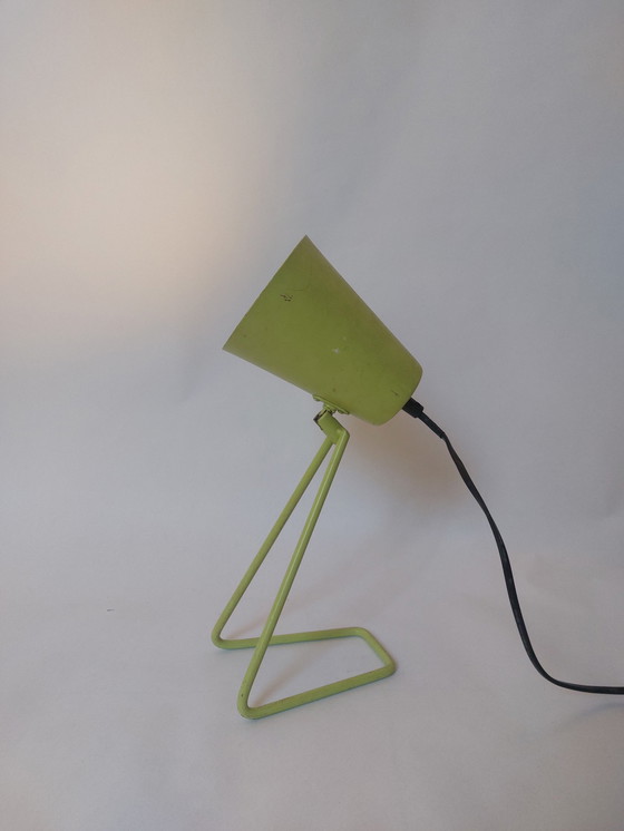 Image 1 of Lampe de table verte, 1980