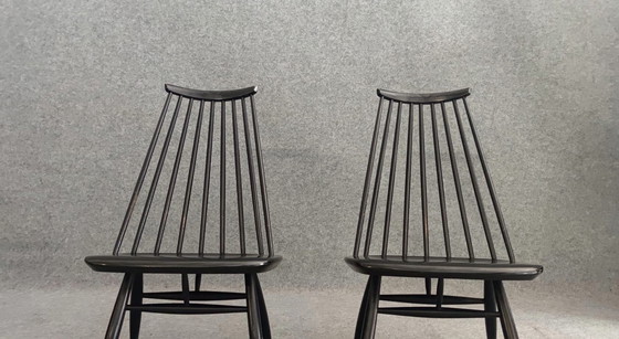 Image 1 of 2X Tapiovaara Mademoiselle Chaise Mid Century Design Scandinave Chaise de cuisine Fanett 60Er Vintage Retro