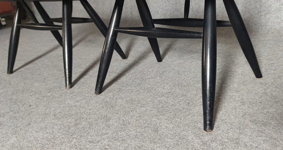 Image 1 of 2X Tapiovaara Mademoiselle Chaise Mid Century Design Scandinave Chaise de cuisine Fanett 60Er Vintage Retro