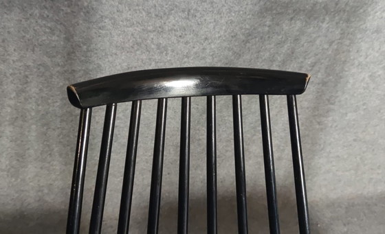 Image 1 of 2X Tapiovaara Mademoiselle Chaise Mid Century Design Scandinave Chaise de cuisine Fanett 60Er Vintage Retro