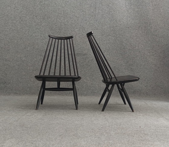 Image 1 of 2X Tapiovaara Mademoiselle Chaise Mid Century Design Scandinave Chaise de cuisine Fanett 60Er Vintage Retro