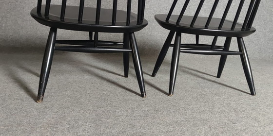 Image 1 of 2X Tapiovaara Mademoiselle Chaise Mid Century Design Scandinave Chaise de cuisine Fanett 60Er Vintage Retro