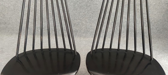 Image 1 of 2X Tapiovaara Mademoiselle Chaise Mid Century Design Scandinave Chaise de cuisine Fanett 60Er Vintage Retro
