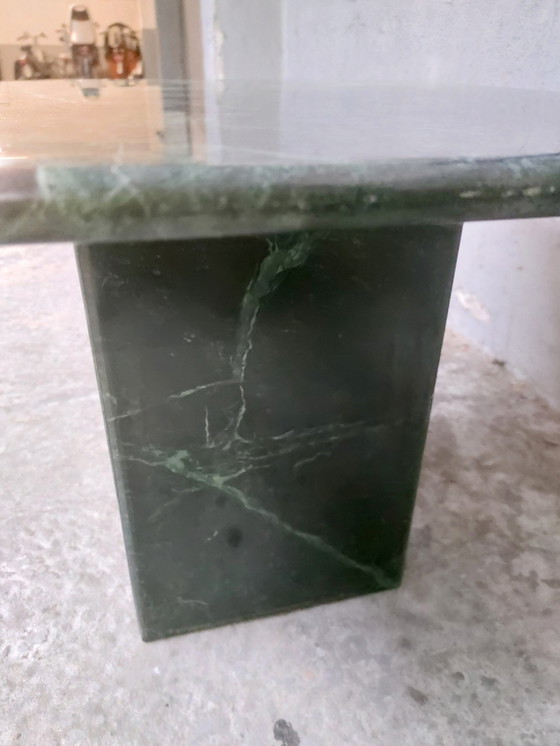 Image 1 of Table basse en marbre vert