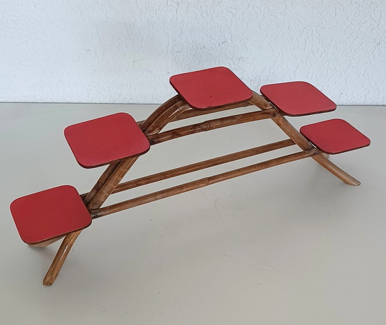 Image 1 of Table à plantes des années 50 avec cinq étagères