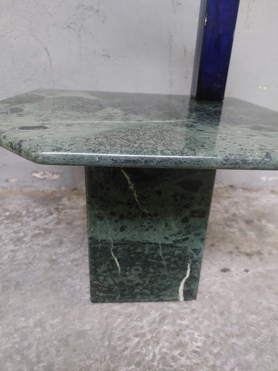 Image 1 of 3 X Tables basses en marbre vert