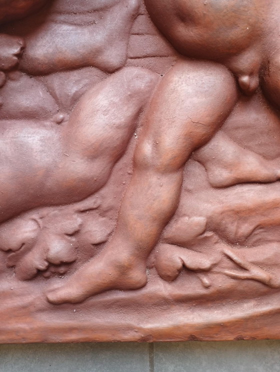 Image 1 of Grand Bas-Relief D'Après Edme Bouchardon