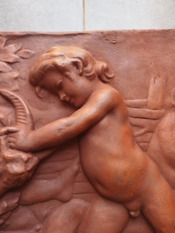 Image 1 of Grand Bas-Relief D'Après Edme Bouchardon