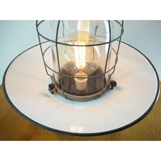 Image 1 of Lampe de table ou lampe murale industrielle vintage 1970