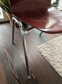 6X chaises Pagholz, empilables