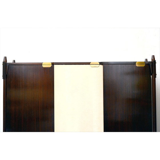 Image 1 of Armoire vintage en bois de rose par Gianfranco Frattini pour Mobil Cantù, 1950