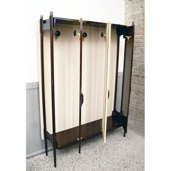 Image 1 of Armoire vintage en bois de rose par Gianfranco Frattini pour Mobil Cantù, 1950