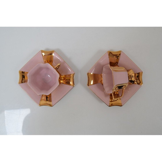 Image 1 of Paire de tasses et soucoupes vintage par Haas & Czjzek, 1960