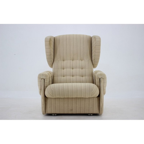 Image 1 of Fauteuil à oreilles vintage, Tchécoslovaquie 1970