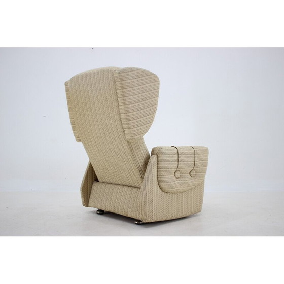 Image 1 of Fauteuil à oreilles vintage, Tchécoslovaquie 1970