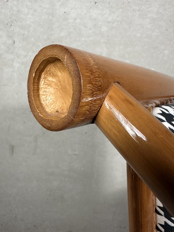 Image 1 of Fauteuil en bambou "Pied de Poule