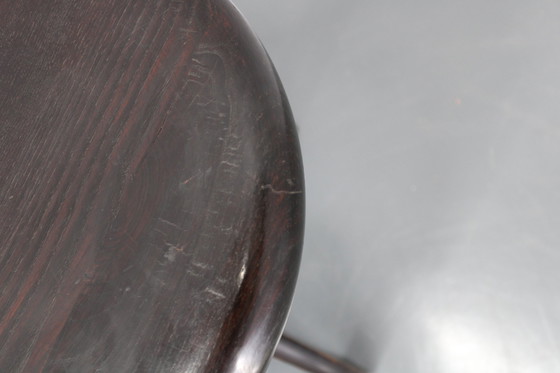 Image 1 of Tabouret en bois réglable pour piano, 1950S, Tchécoslovaquie