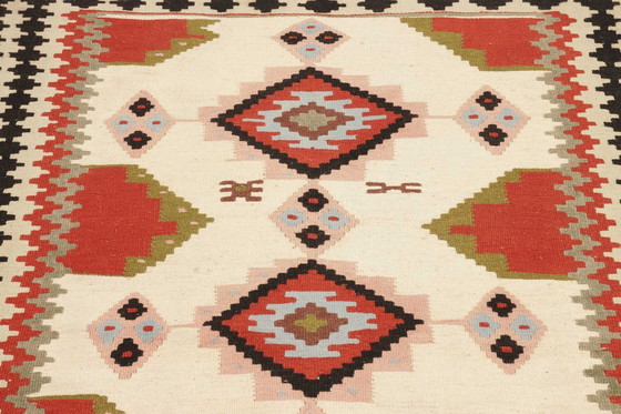 Image 1 of Kilim Kashgaï Tissé à la main Pièce de collection 143 X 93 cm No. 448831