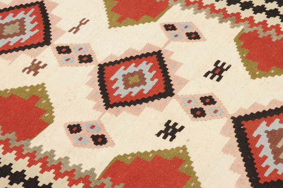 Image 1 of Kilim Kashgaï Tissé à la main Pièce de collection 143 X 93 cm No. 448831