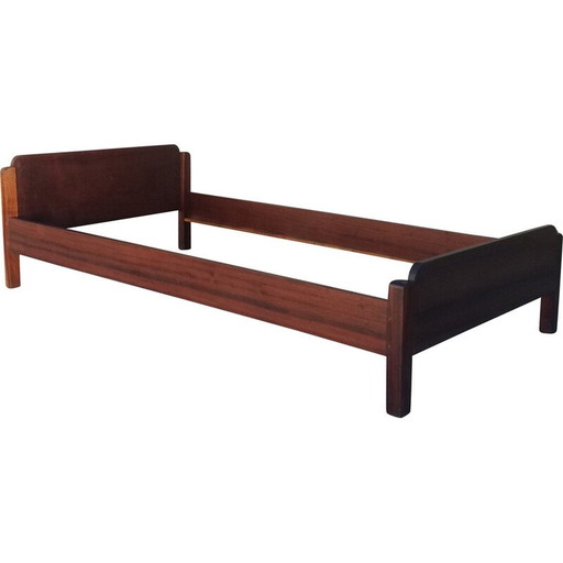 Lit de jour vintage en palissandre et acajou, 1940