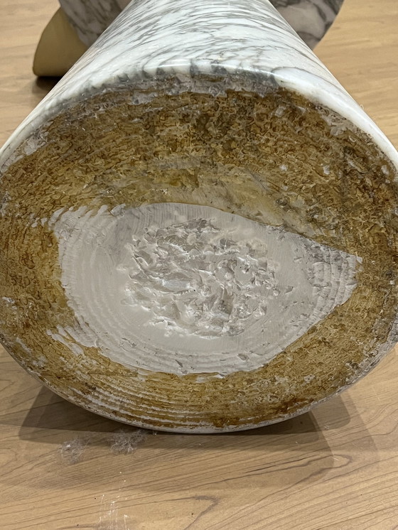 Image 1 of Angelo Mangiarotti M1 Table de salle à manger Skipper en marbre 130Cm