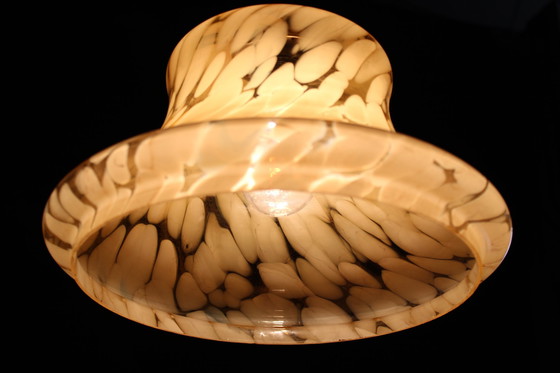 Image 1 of Lampe pendante en verre des années 1970, Tchécoslovaquie