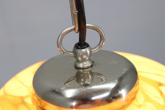 Image 1 of Lampe pendante en verre des années 1970, Tchécoslovaquie