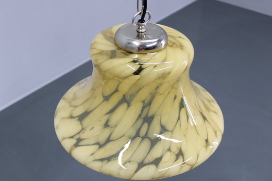 Image 1 of Lampe pendante en verre des années 1970, Tchécoslovaquie