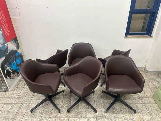 Image 1 of Vitra | Bouroullec | Softshell | Cuir brun