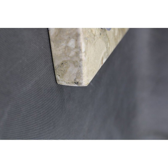 Image 1 of Porte-manteau italien vintage avec base en marbre, 1970