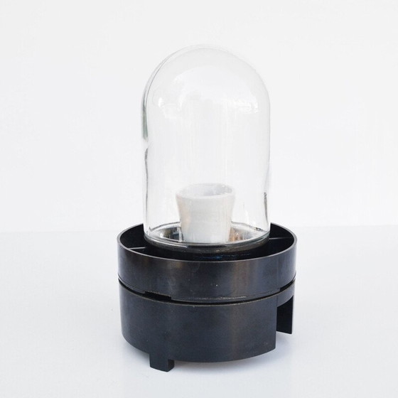 Image 1 of Applique ou suspension vintage avec abat-jour sphérique en verre pour Elektrosvit Nové Zámky, Tchécoslovaquie 1960