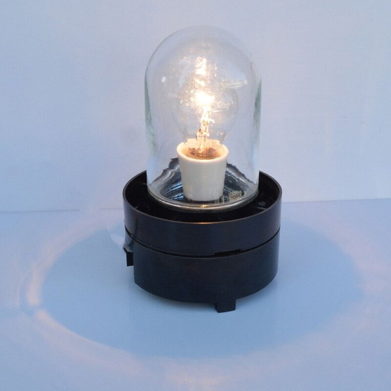 Image 1 of Applique ou suspension vintage avec abat-jour sphérique en verre pour Elektrosvit Nové Zámky, Tchécoslovaquie 1960