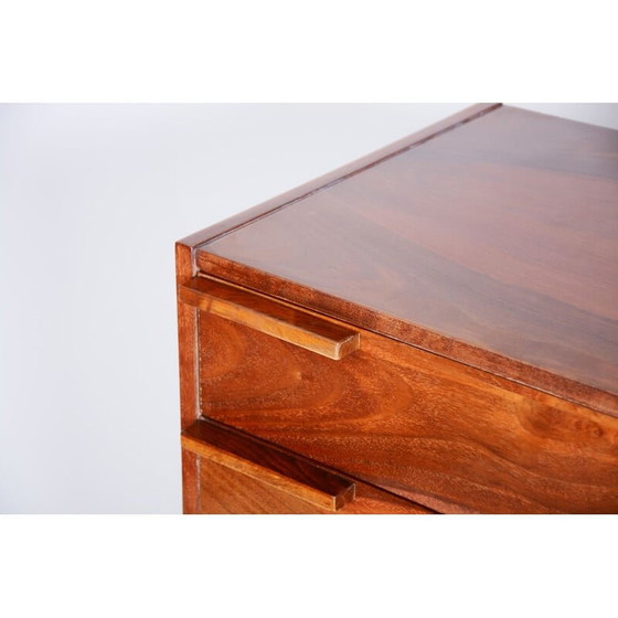 Image 1 of Commode en noyer brun du milieu du siècle, 1960