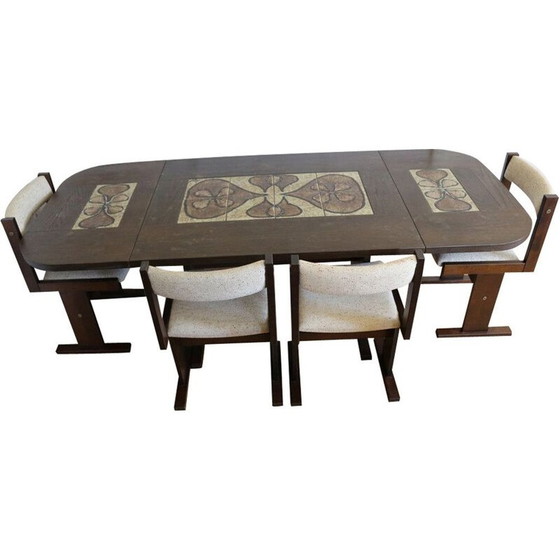 Image 1 of Ensemble de salle à manger vintage par Poul H Poulsen pour Gangsö Möbler, Danemark 1982