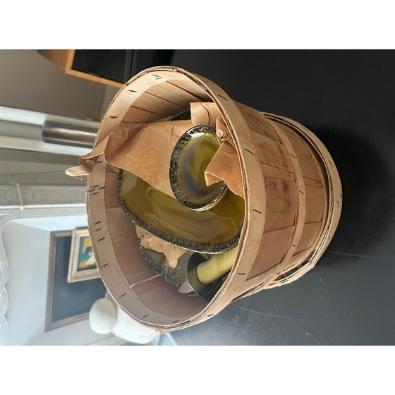 Image 1 of Set d'huîtres vintage en faïence de Gien, 1950